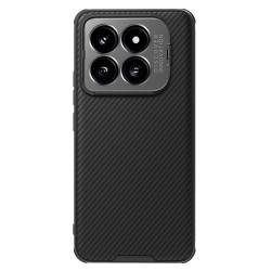 Husa magnetică de protecție pentru spate și camera foto (cu decupaj pentru camerele foto) neagră pentru Xiaomi 14 Pro
